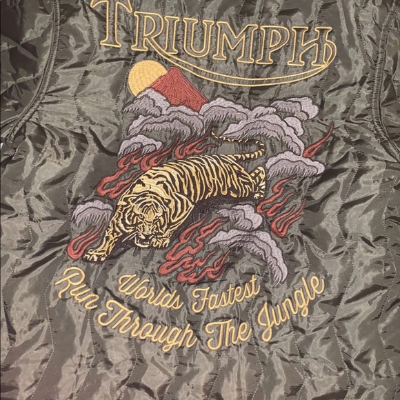 Limited edition embroidered triumph tiger jacket - Picture 7 of 7